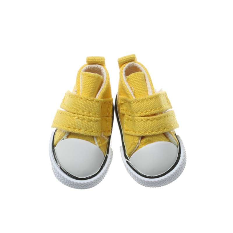 Yellow  sneakers