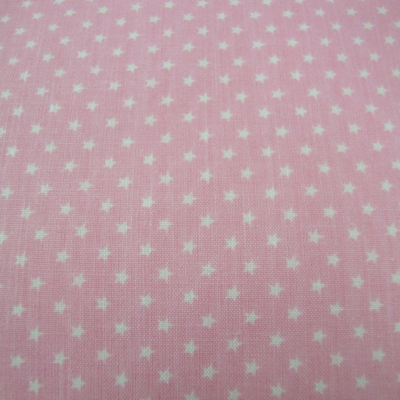White Stars in Pink