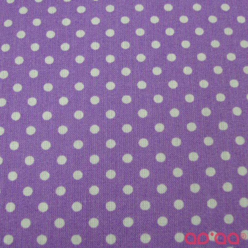 White dots in lilac