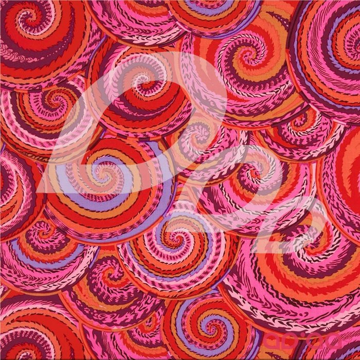 Kaffe Fassett Spring 2014 Collective Volcano Curly Baskets Red