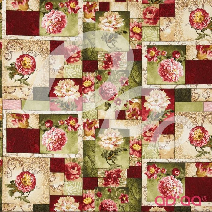 Natures Expressions Rose Patchwork Multi