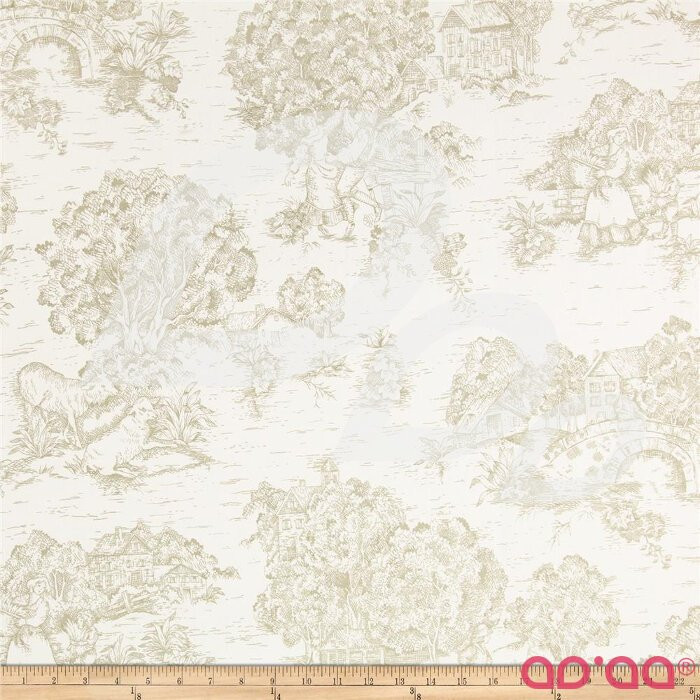 Pastoral Toile Ivory/Taupe