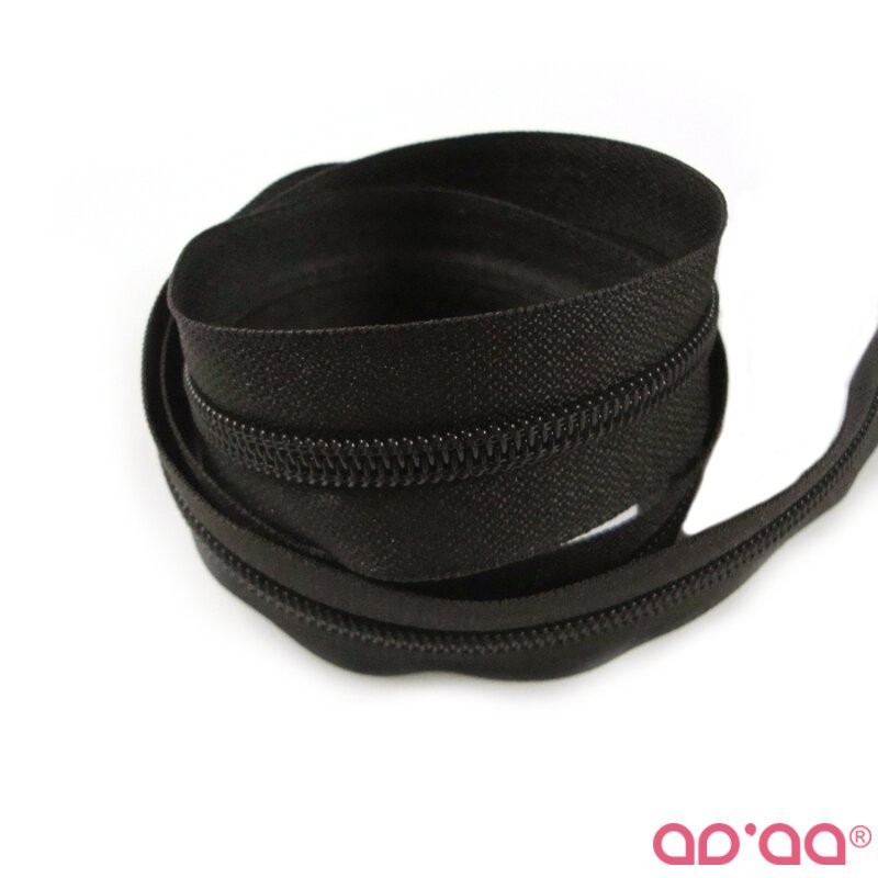 Fecho Zip 6 mm – castanho chocolate negro