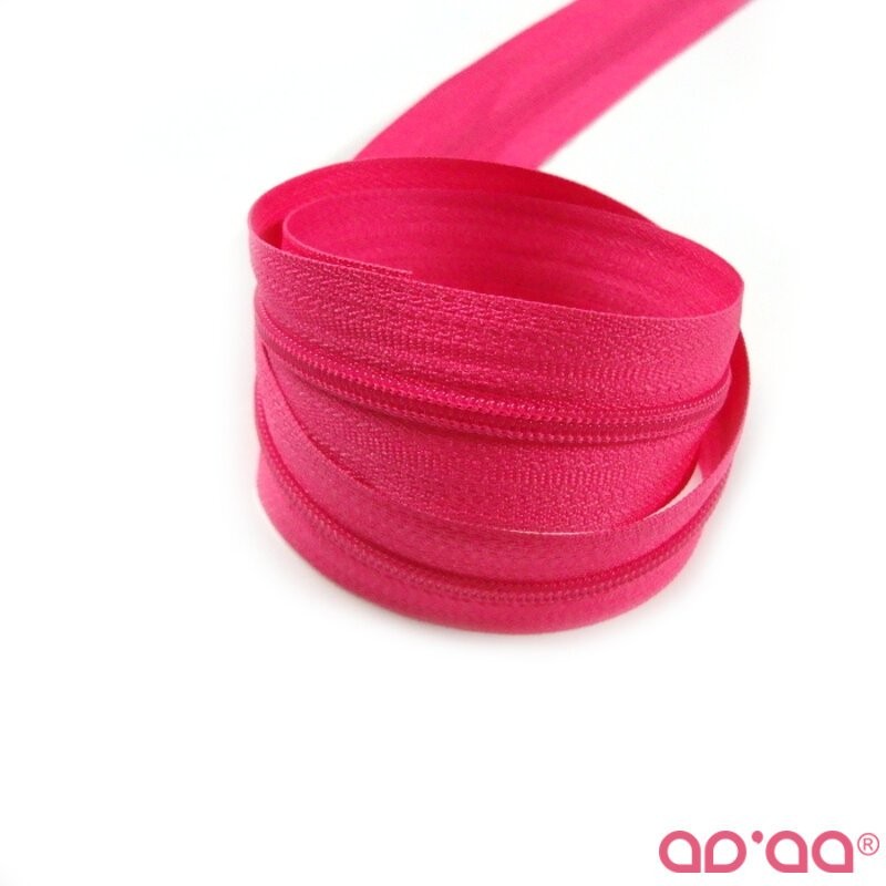 Fecho Zip 4 mm – rosa choque