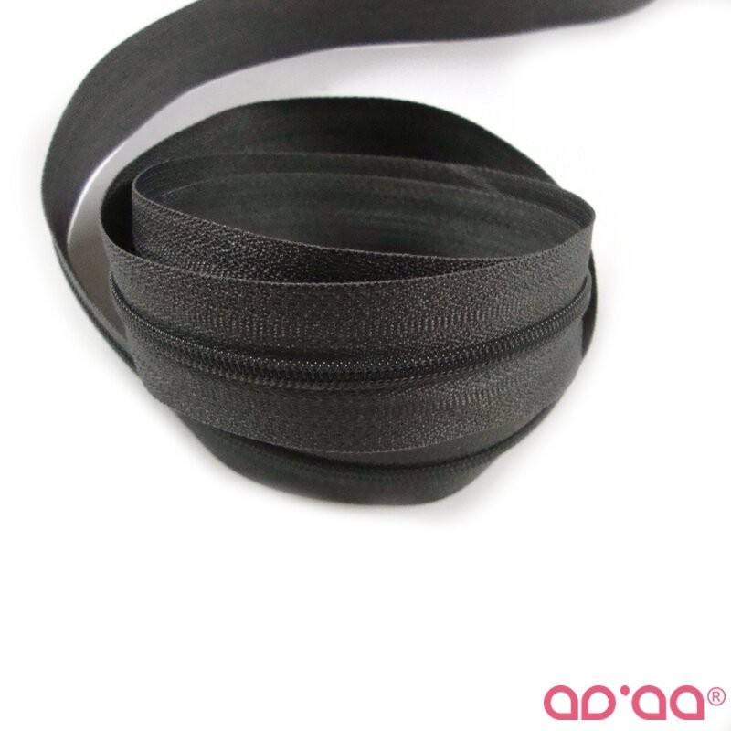 Fecho Zip 4 mm – cinzento escuro