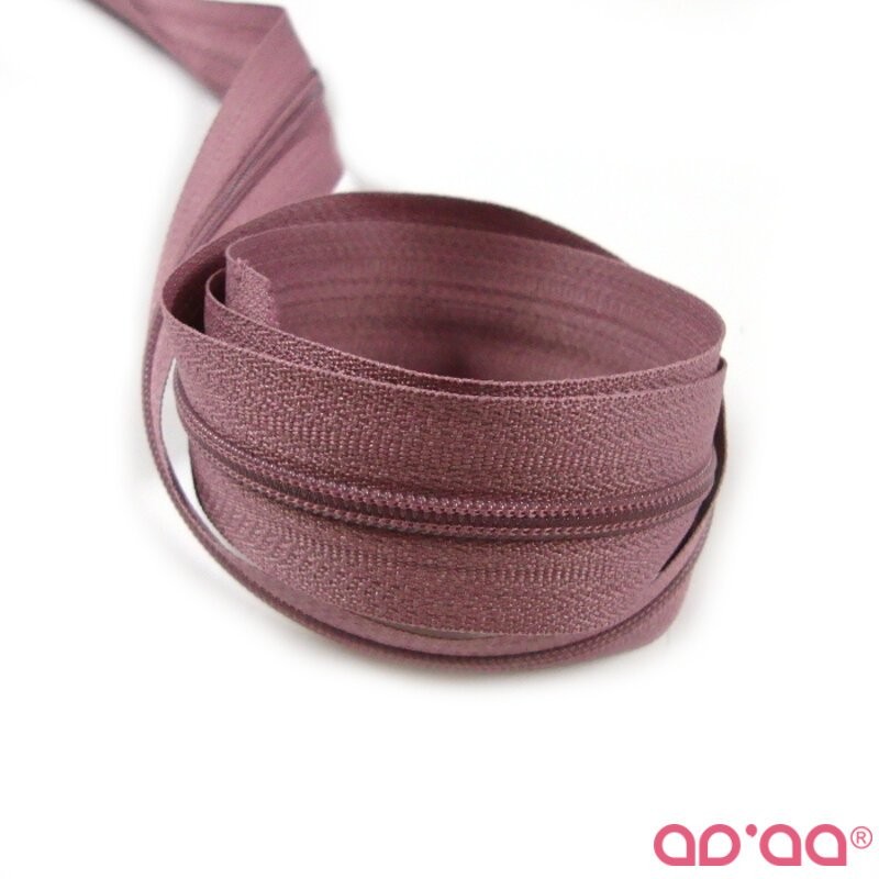 Fecho Zip 4 mm – rosa velho