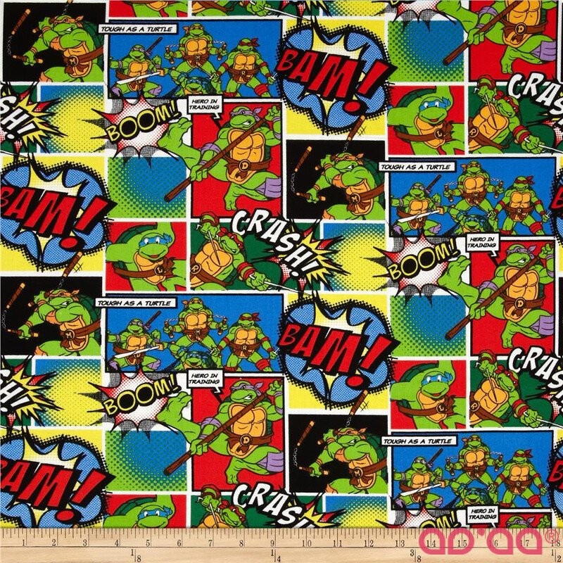 Nickelodeon Teenage Mutant Ninja Turtles Comic Patch Multi