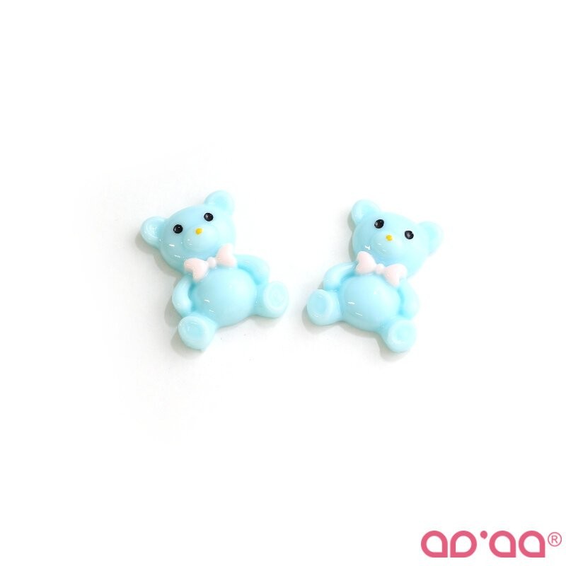 Cabochon Urso Azul 2cm