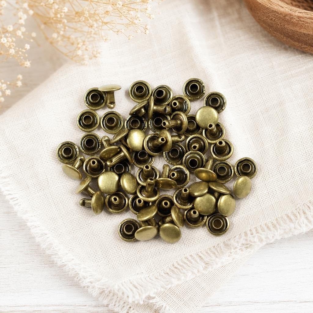 Botão Rapido ou Rebite 8mm – Bronze