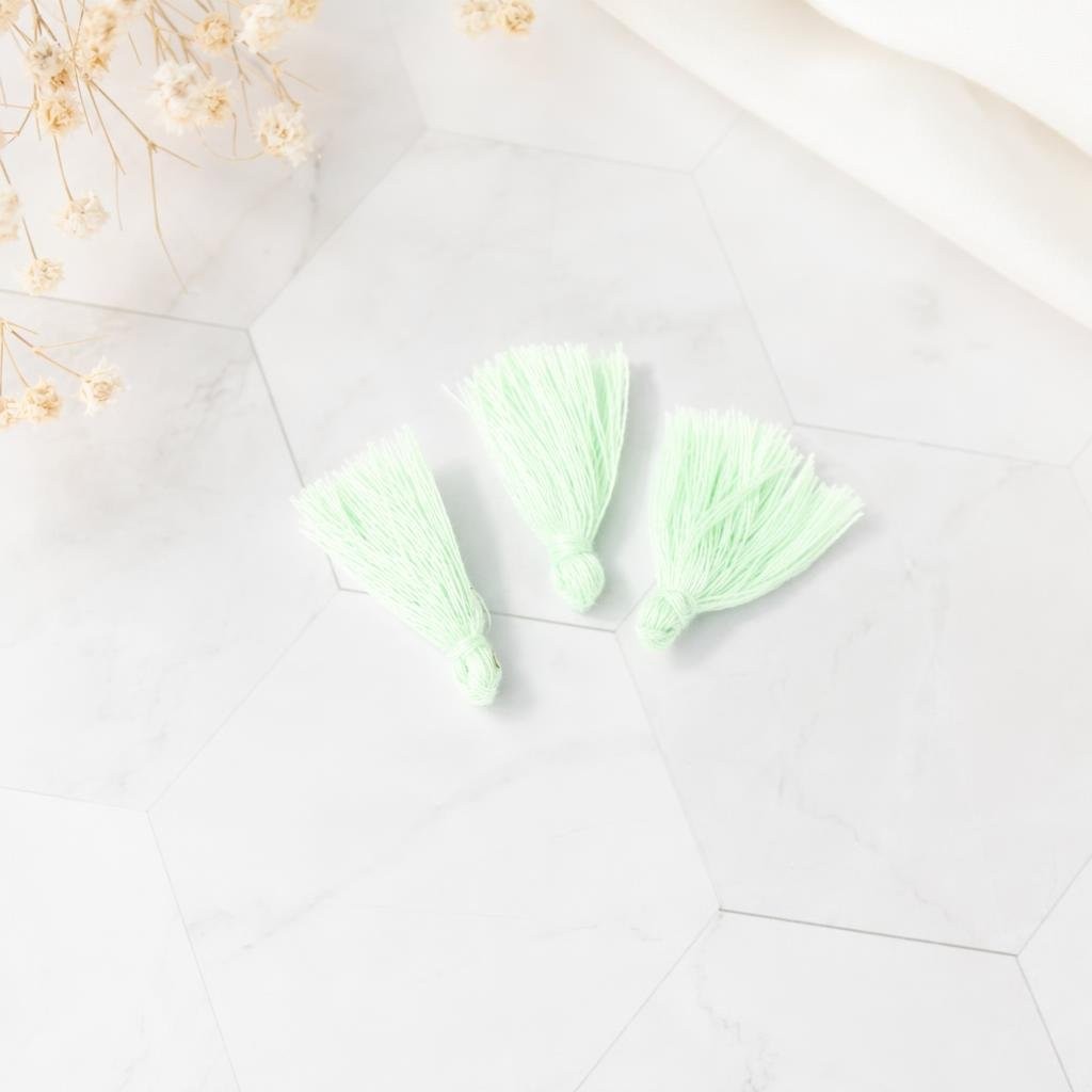 Borla Verde Claro 2cm