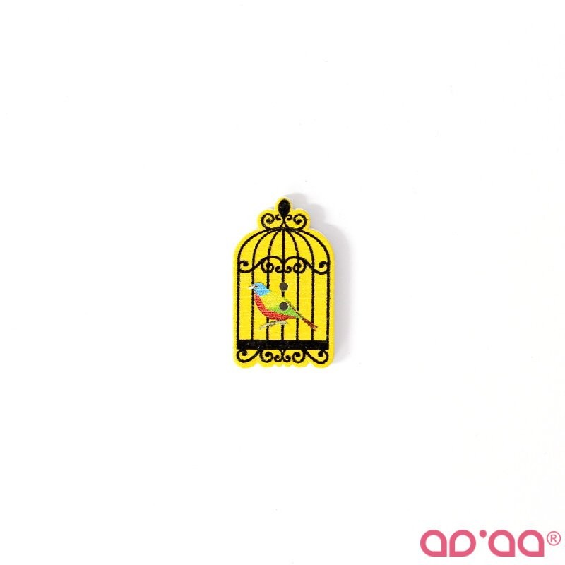 Botão Gaiola 3 20mmx30mm