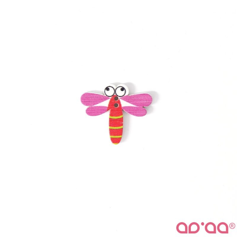 Botão Libelinha 3 30mmx25mm