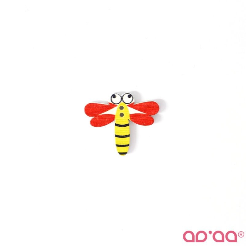 Botão Libelinha4 30mmx25mm