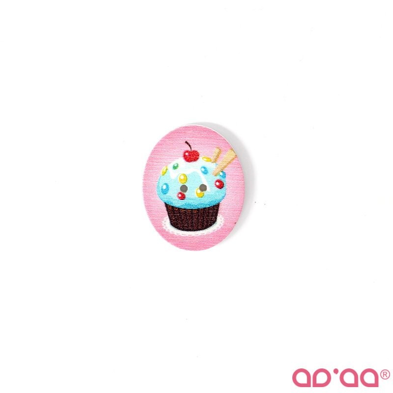 Botão Cupcake 2 25mmx33mm