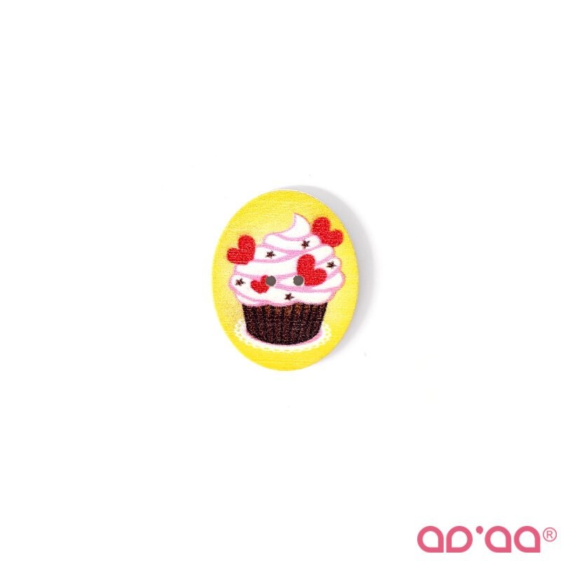 Botão Cupcake 7 25mmx33mm