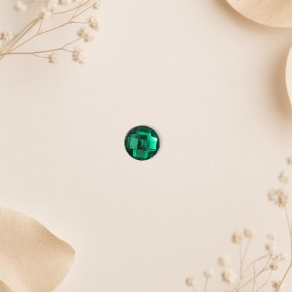 Brilhante Verde para Colar de 12mmX12mm