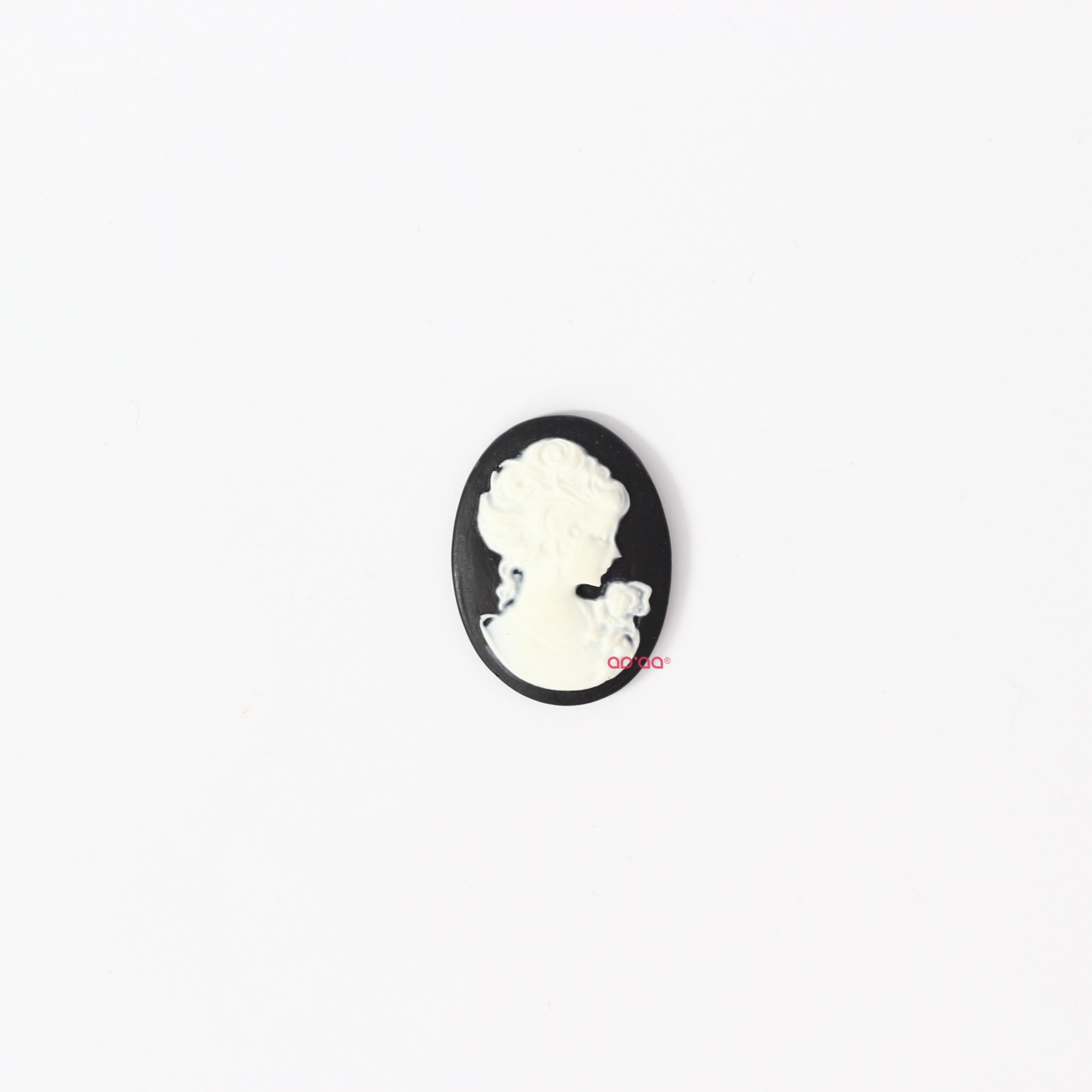 Camafeu Preto 22mmX28mm