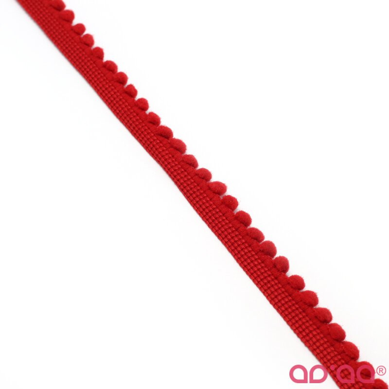 Fita Mini Pompom 1cm –Vermelho