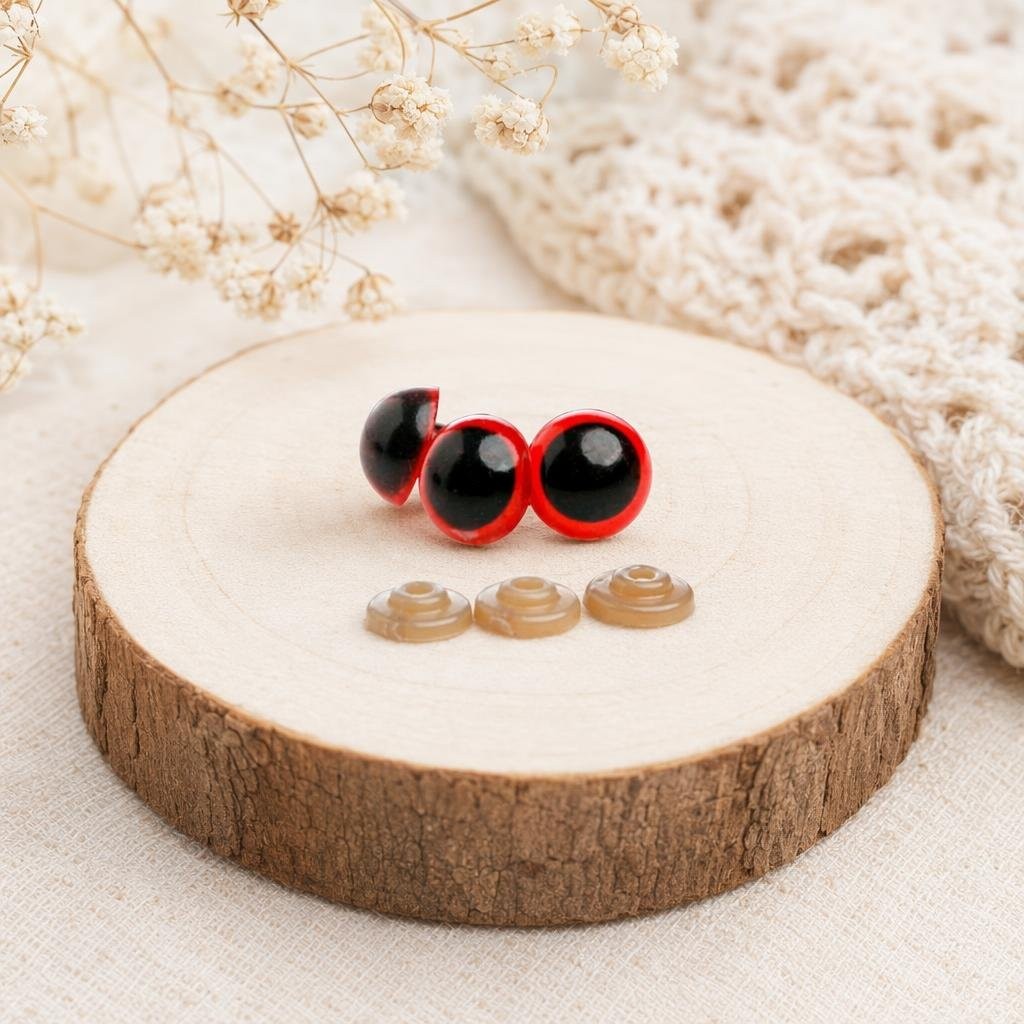 Olhos Vermelho 12mm
