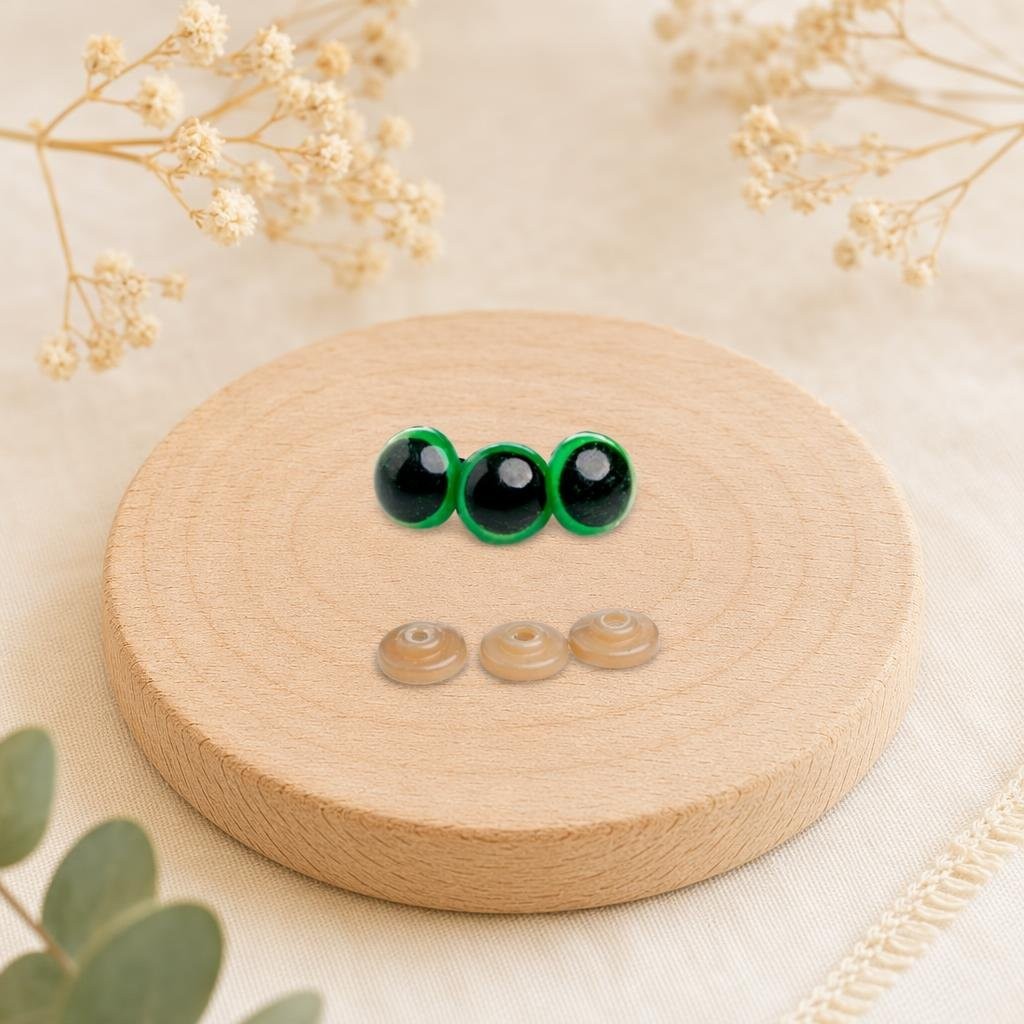 Olhos Verde 10mm