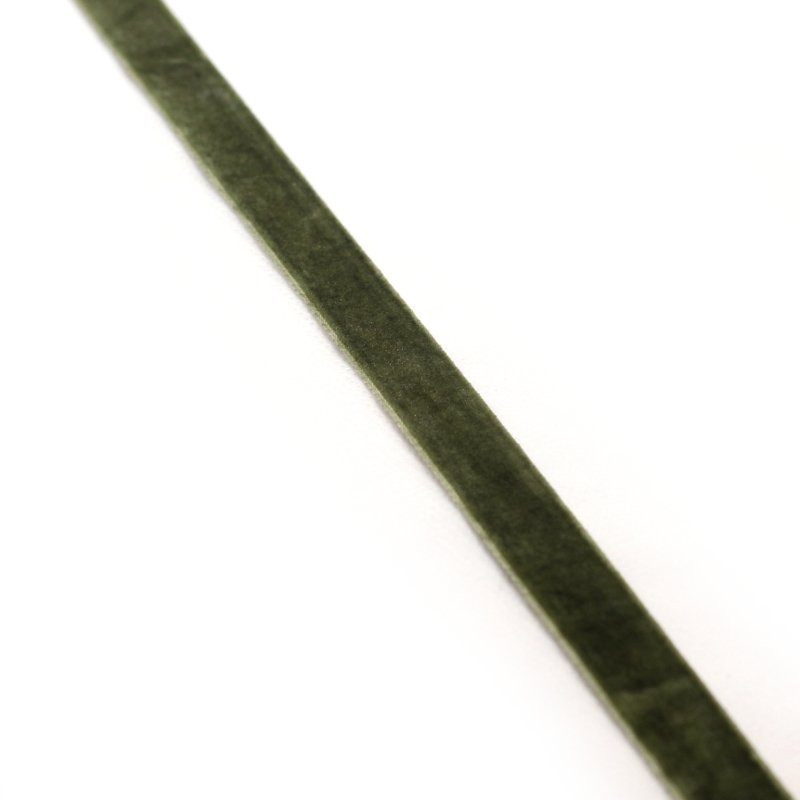 Fita Veludo Verde tropa – 1.5cm