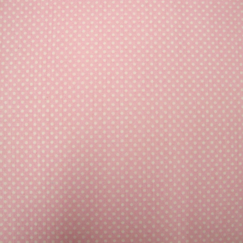 White Little Dots in Light Pink