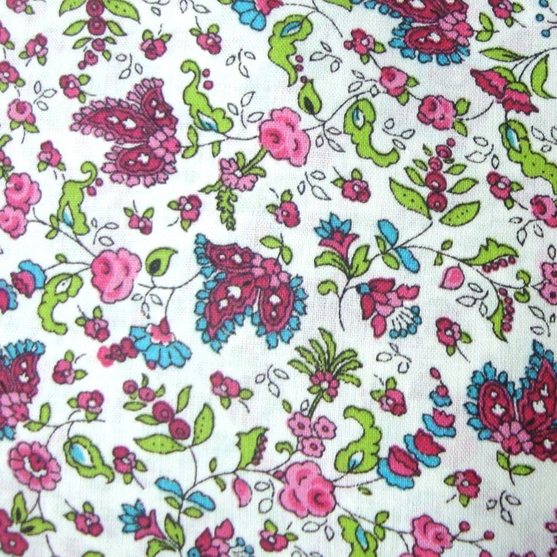 Pink and Blue Flowers