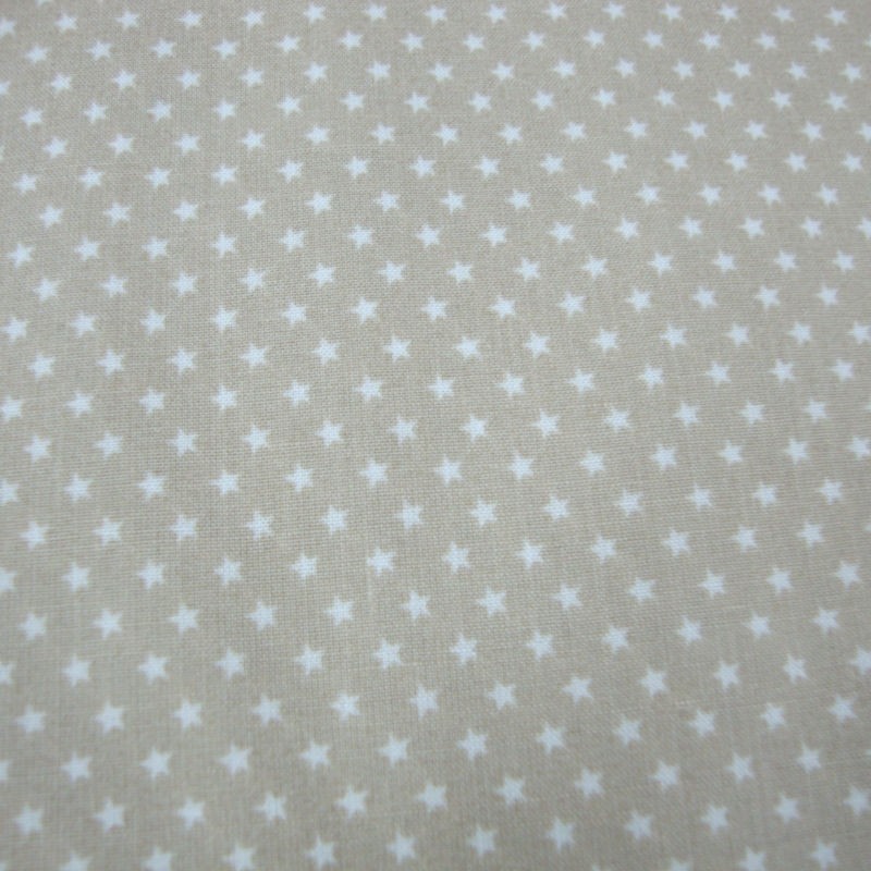White Stars in Cream