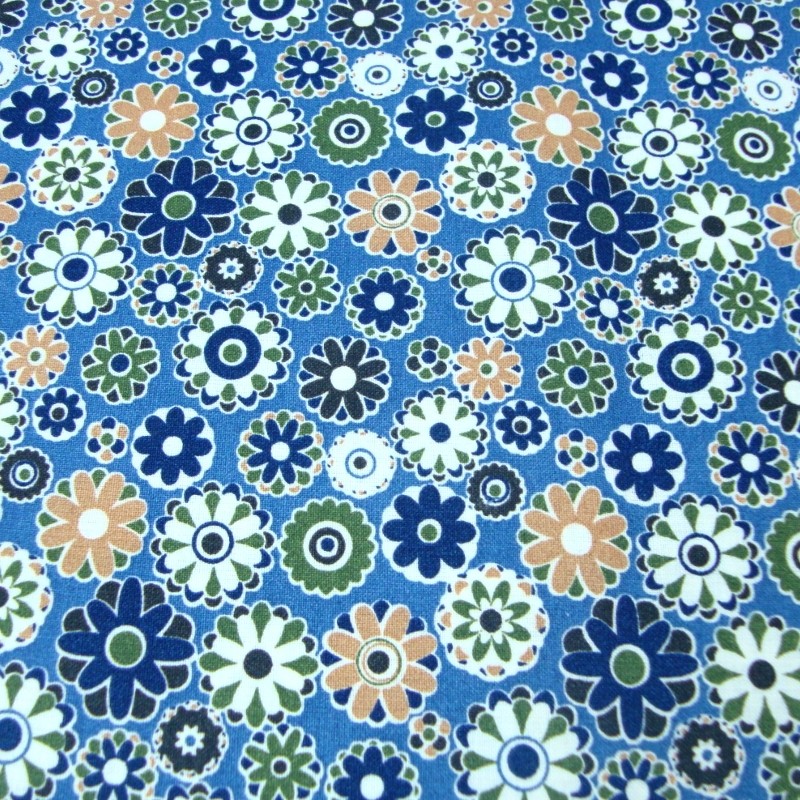 Blue and Black Flowers