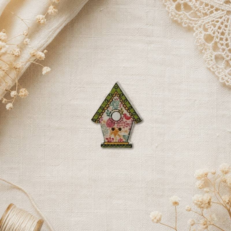 Botão Casa de Pássaro 18