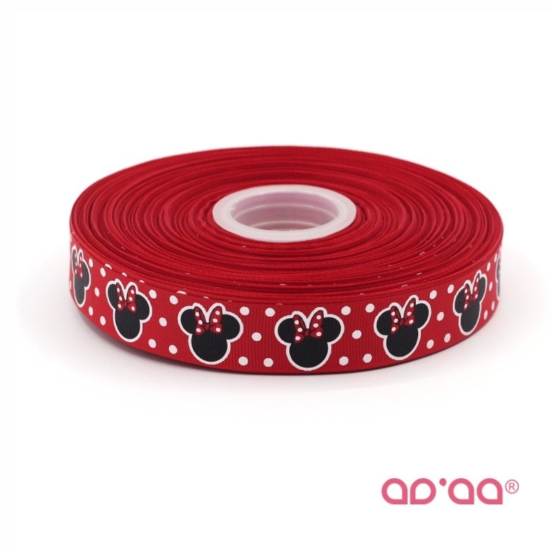 Fita Gorgurão Minnie 3 - 24mm