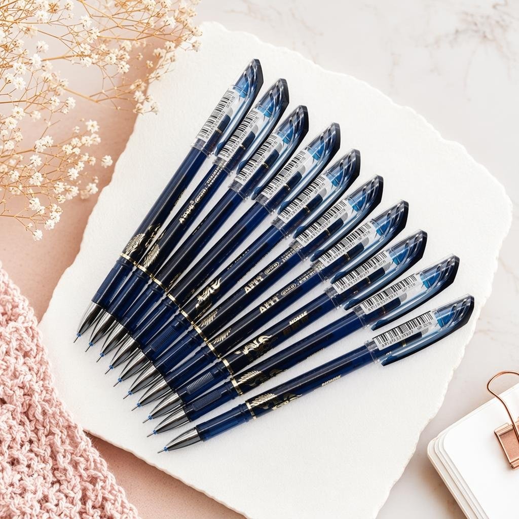 Caneta Apagável ao calor ou ferro - Azul Escuro