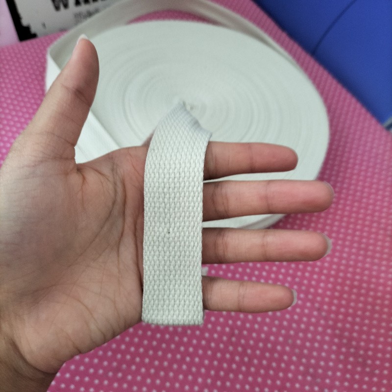 Precinta Algodão 2,5cm - Creme