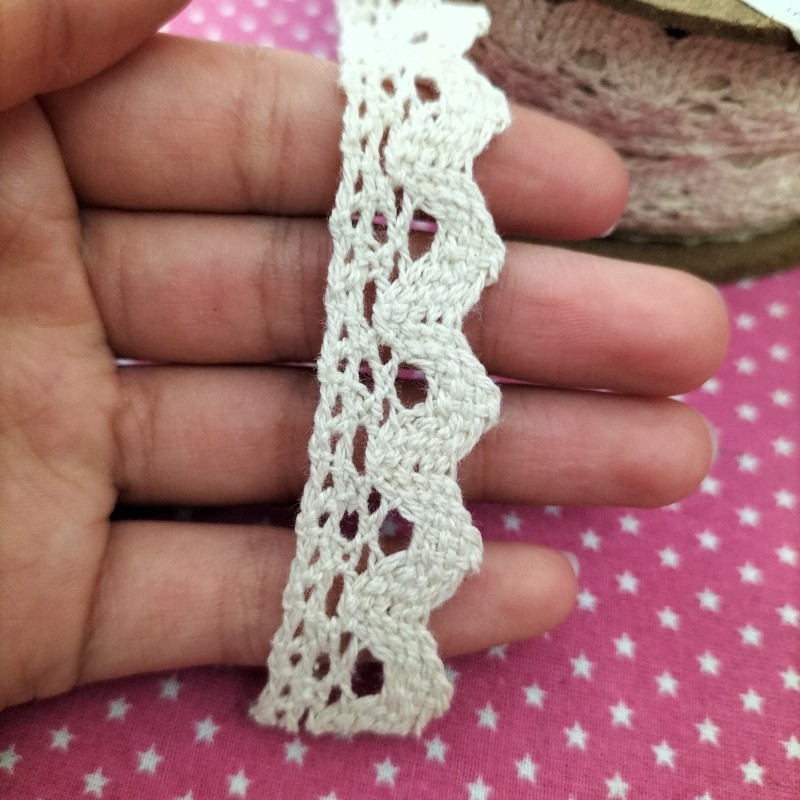 Renda 1,7cm - Creme