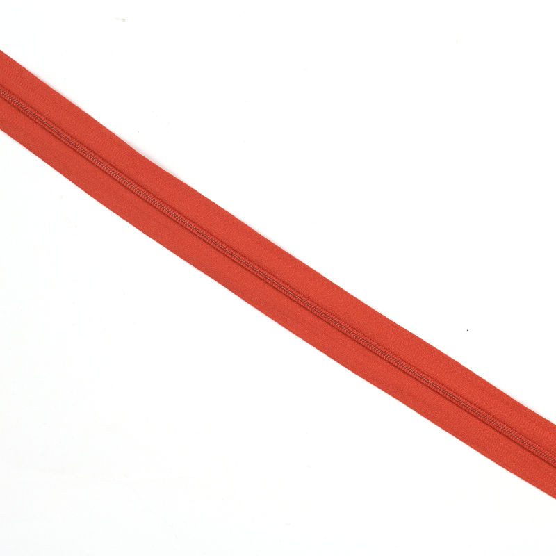Fecho Zip 4 mm – vermelho