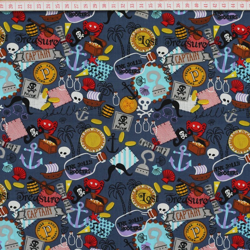 Pirates Treasures in Blue