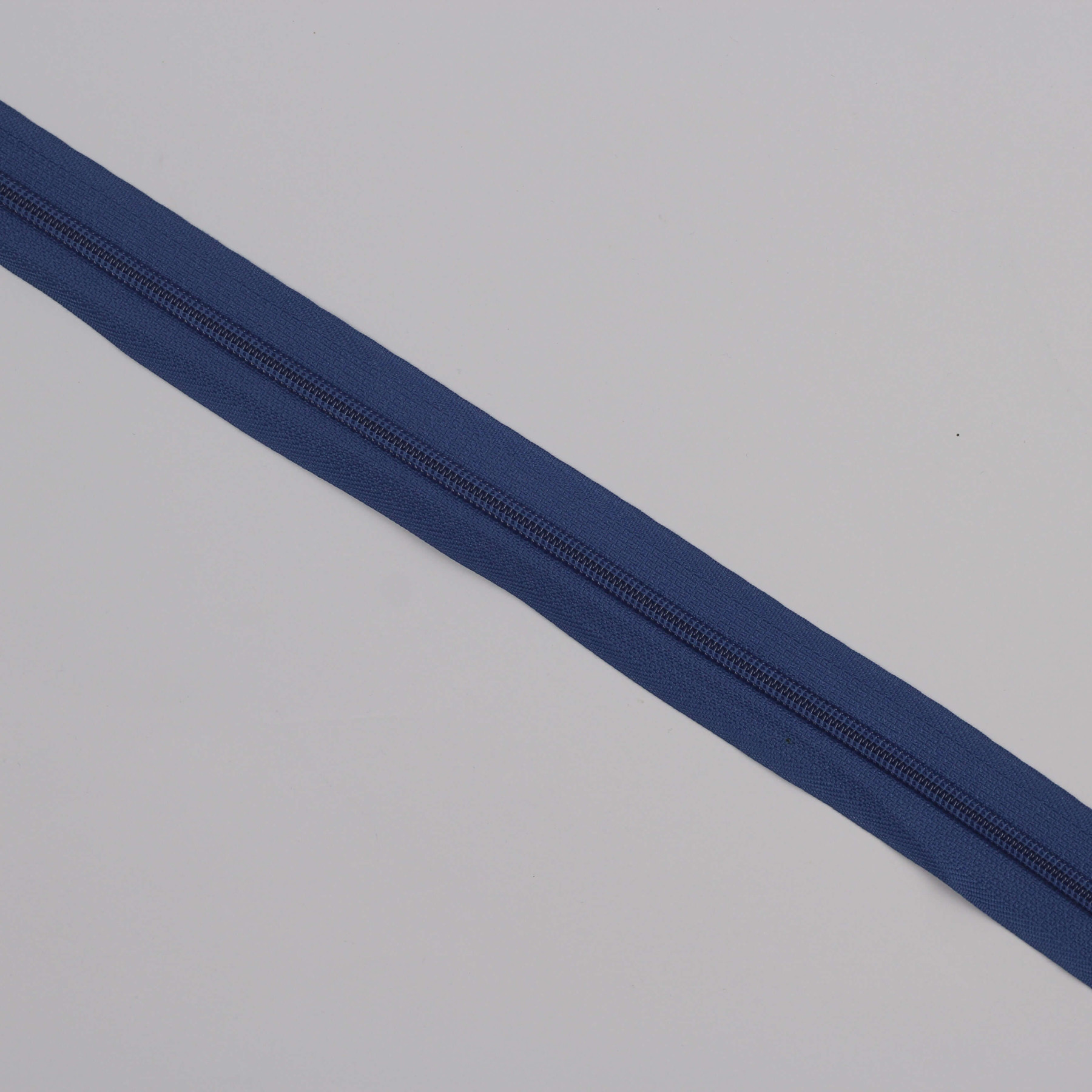 Fecho Zip 6 mm a metro - Azulão