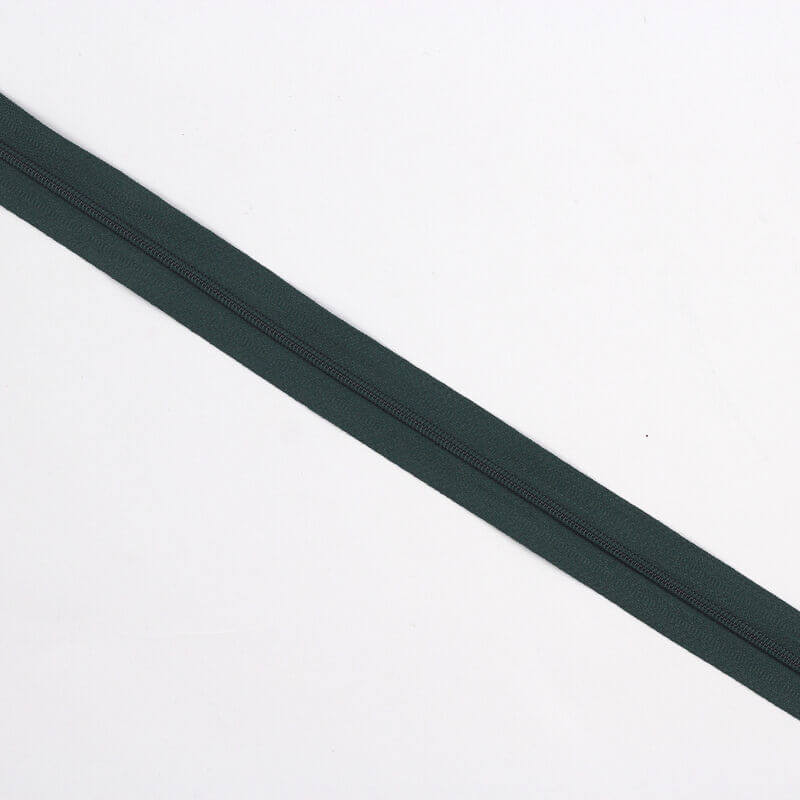 Fecho Zip 4 mm a metro – verde escuro
