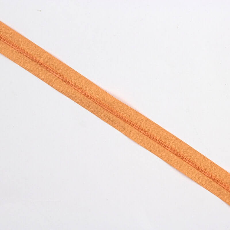Fecho Zip 4 mm – laranja claro