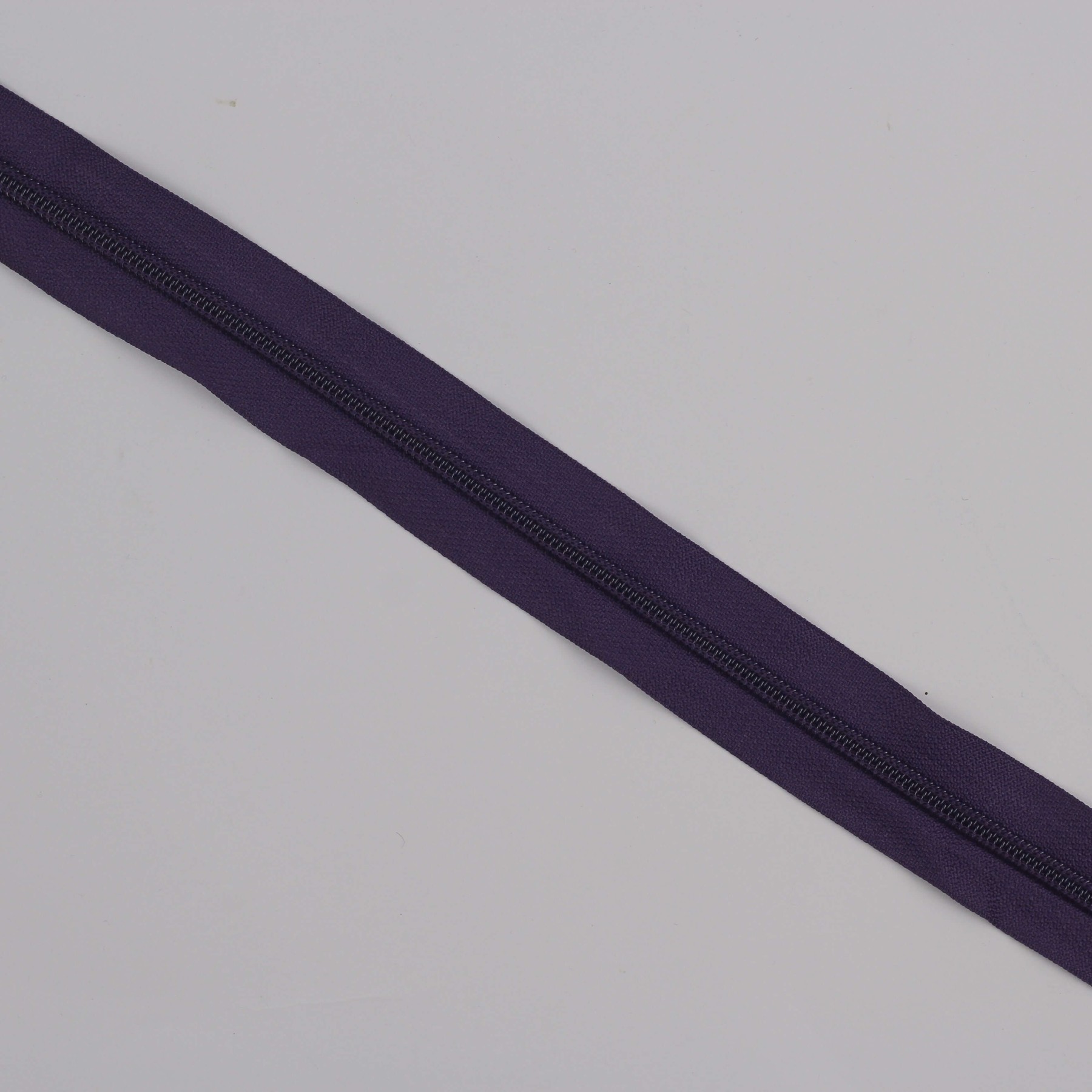 Fecho Zip 6 mm a metro - Roxo