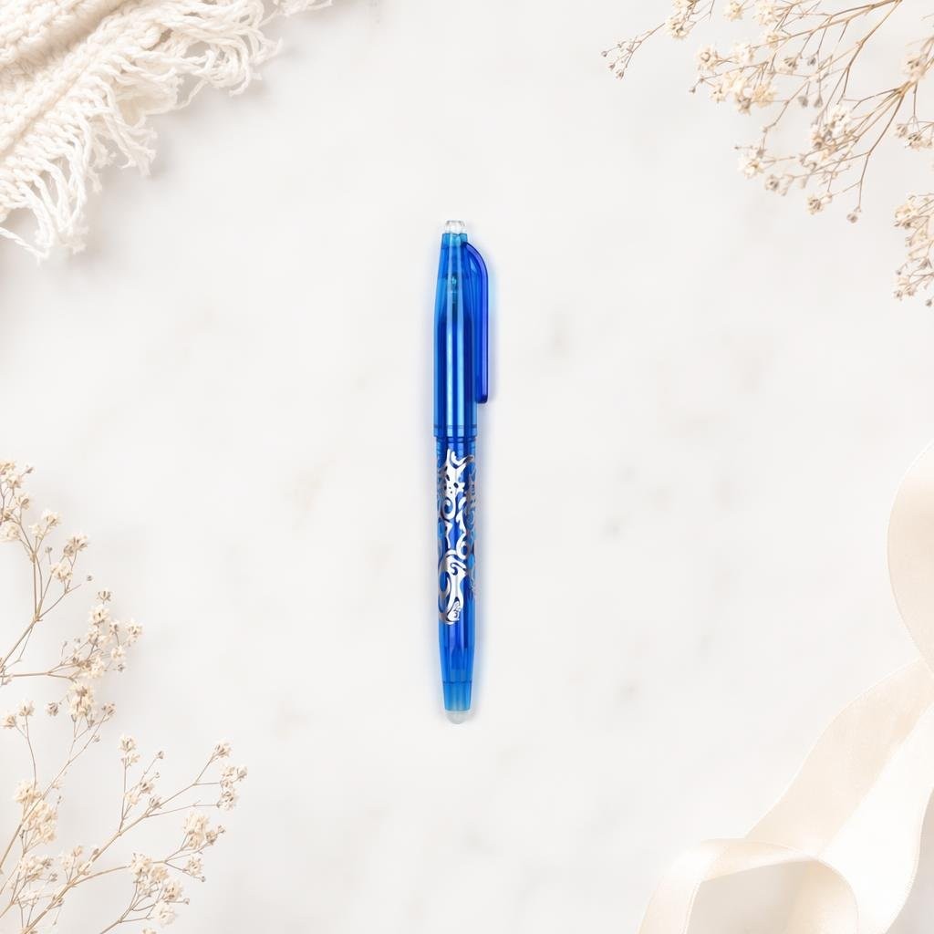 Caneta Apagável ao calor ou ferro A - Azul claro
