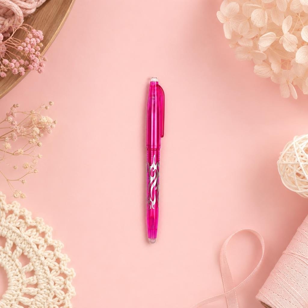Caneta Apagável ao calor ou ferro A - Rosa