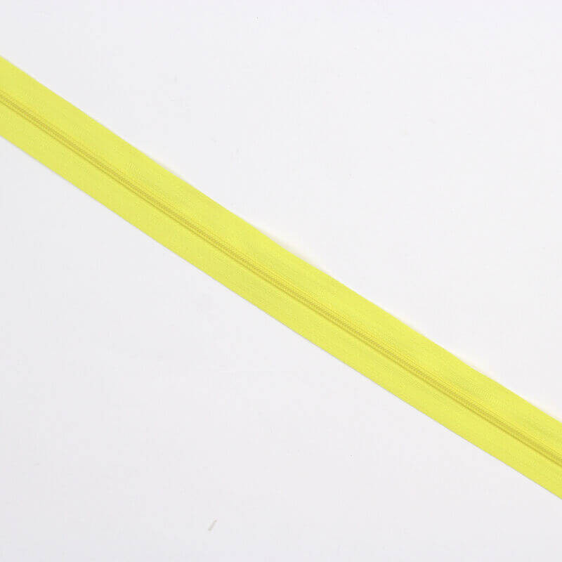 Fecho Zip 4 mm a metro – amarelo canário