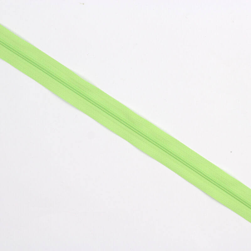 Fecho Zip 4 mm a metro – verde claro