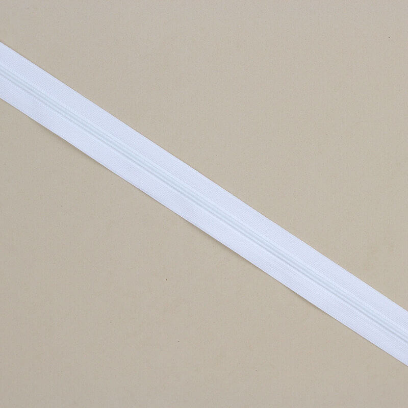 Fecho Zip 4 mm a metro – branco