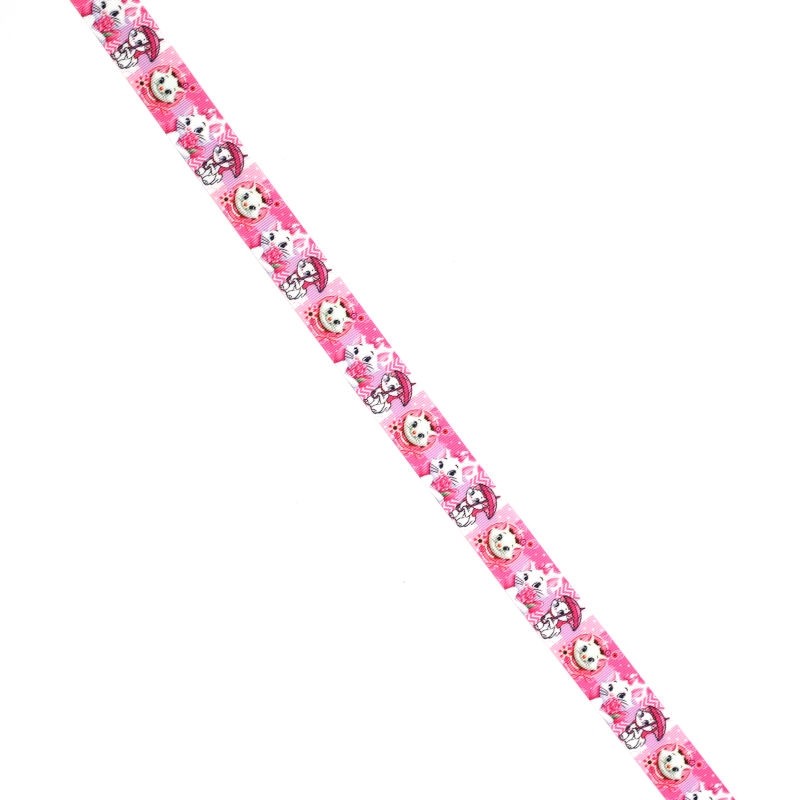 Fita Gorgurão Gatos 1  – 2.5cm