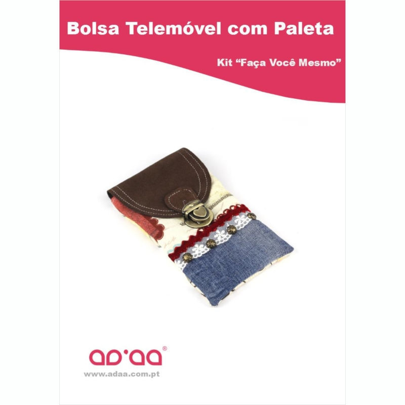 Conjunto de Tecidos com PAP Bolsa de Telemóvel - 2