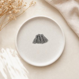 Borla Cinza Claro 3cm