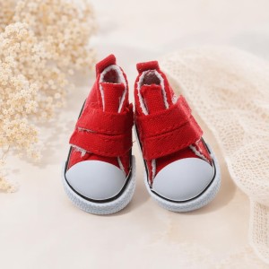 Sapato de Boneca Vermelho Ténis 5cm