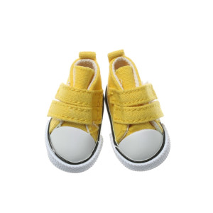 Sapato de Boneca Amarelo Ténis 5cm